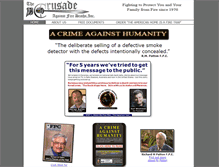 Tablet Screenshot of firecrusade.com
